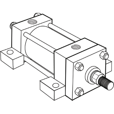 Econo-Ram II™ Series Clean Plus Coated Aluminum Cylinder